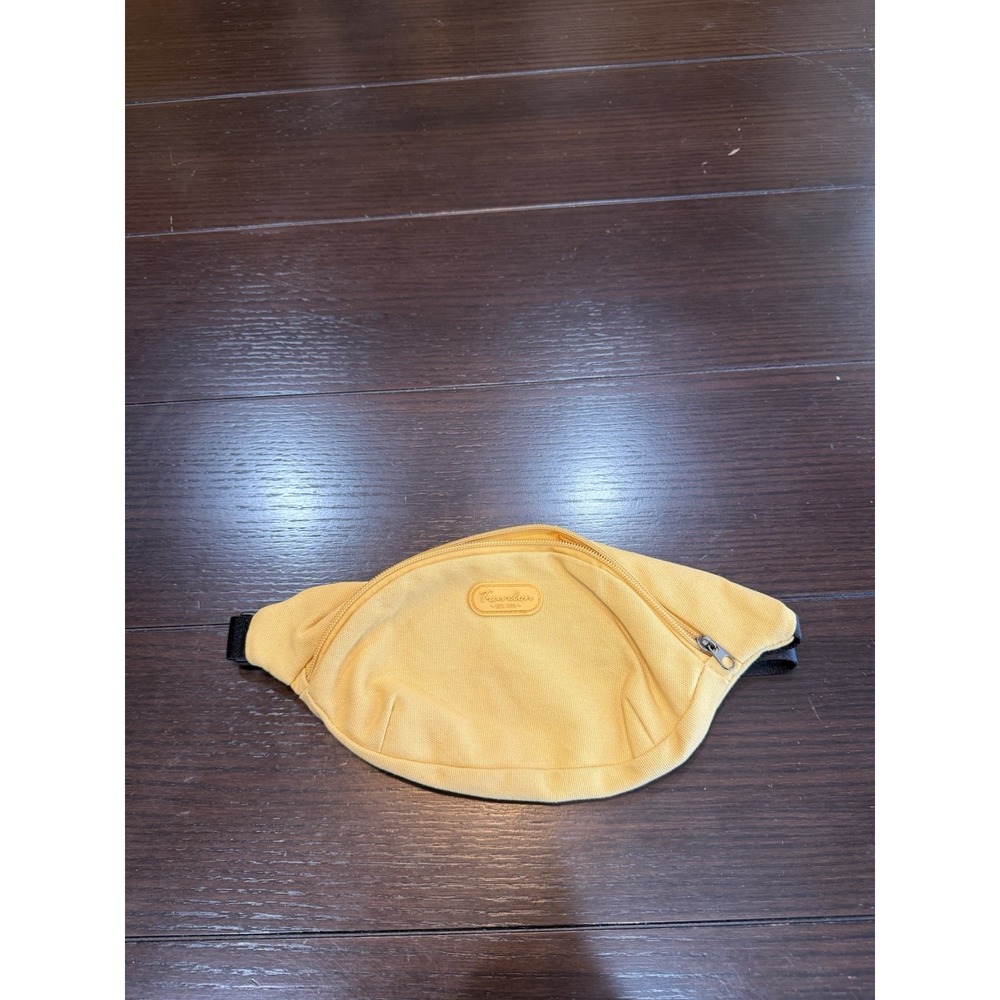Vintage Travelon RFID Top Zip Waist/Fanny Pack, Yellow One Size